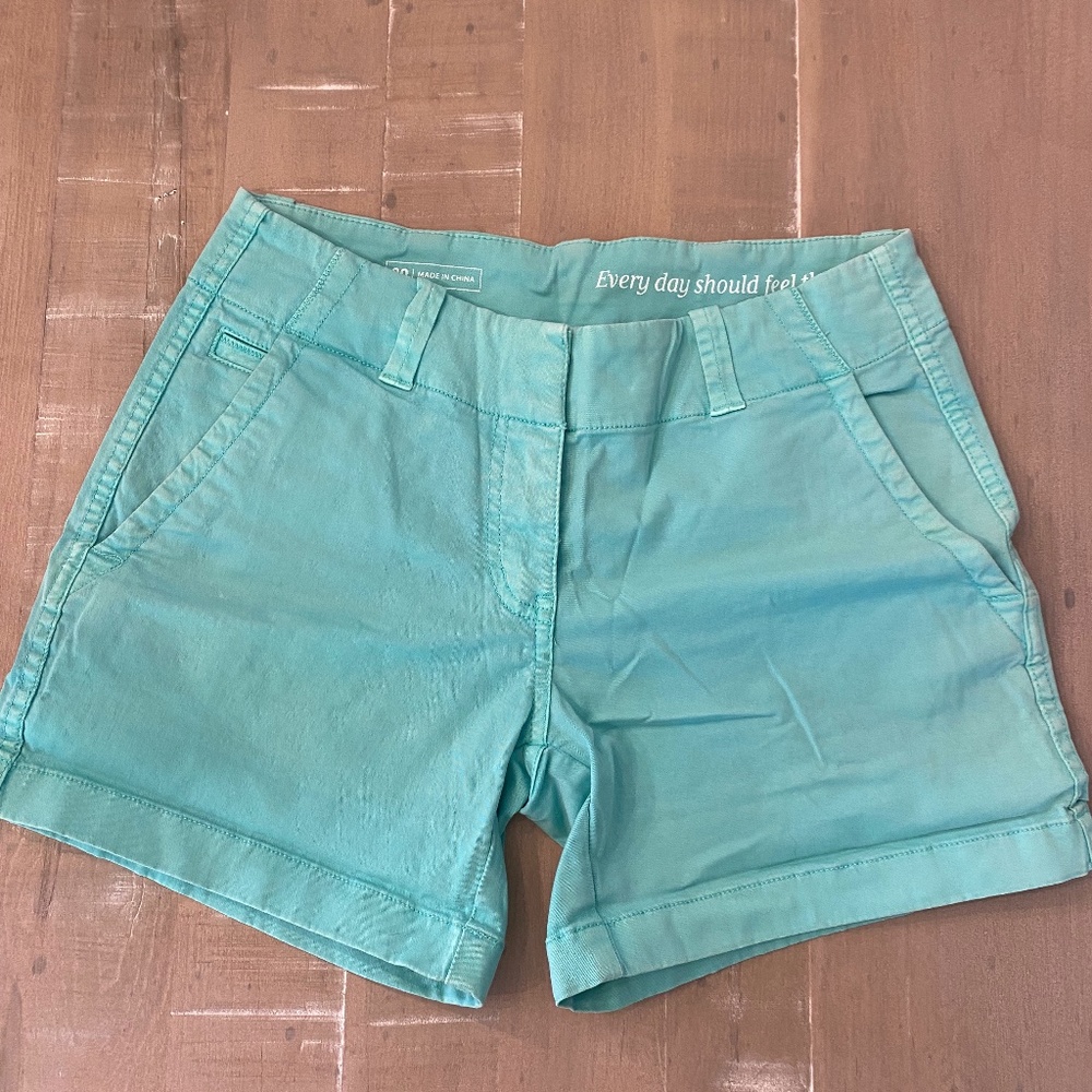 00 3 1/2 Inch Teal Vineyard Vines Shorts